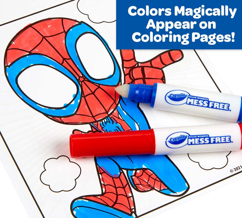 Color Wonder Mess Free Spidey & His Amazing Friends Activity Pad & Markers